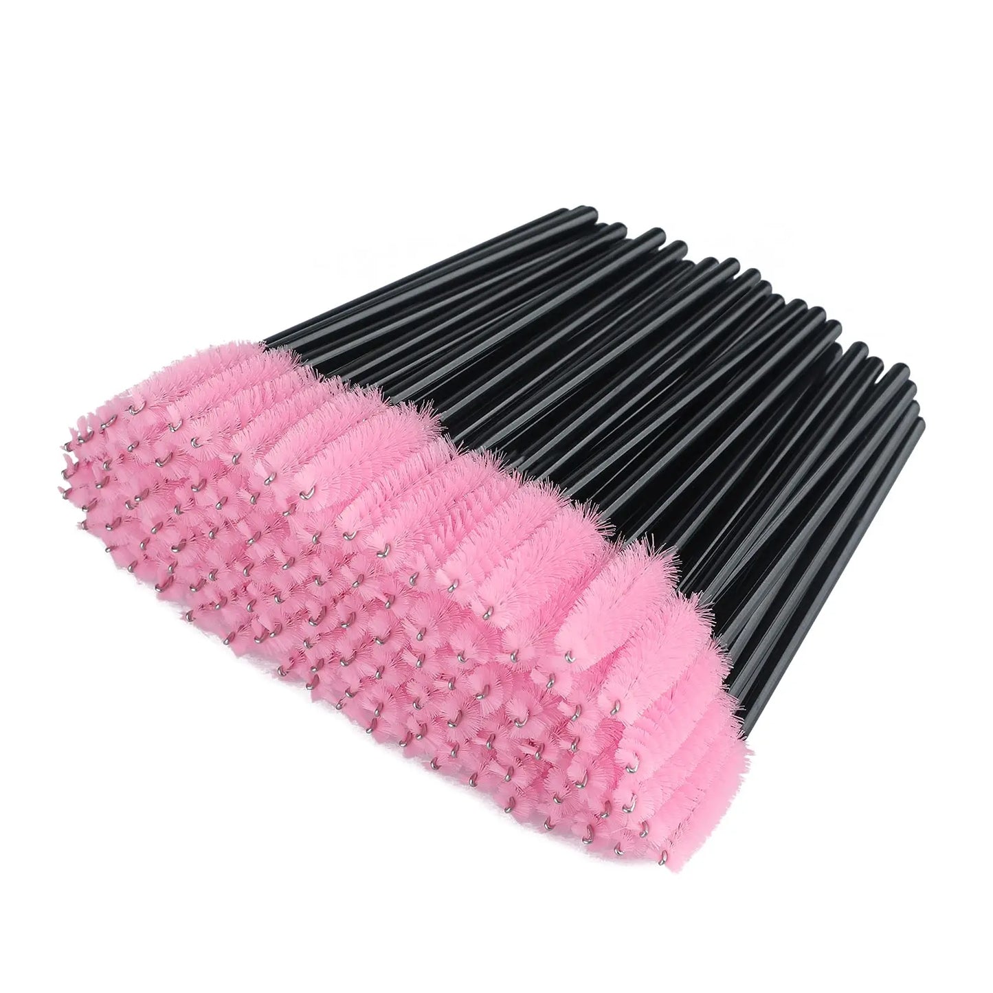 50pcs Disposable Eyelash Brushes Eyelashes Extension Tools Eyebrow Brush Mascara Wands Applicator Spoolers Makeup Tools