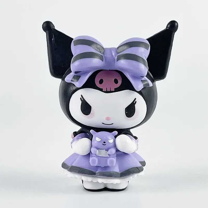 Sanrio Blind Box Cute Cartoon Kuromi Doll Action Figure Model Blind Box Girl&Child Toys Desktop Decoration Holiday Gifts