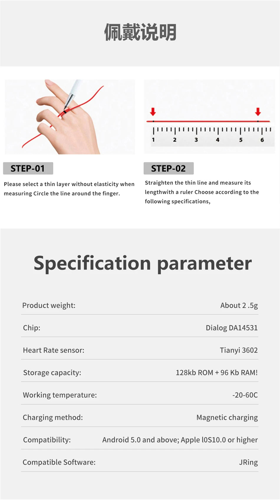 For Samsung Galaxy Smart Ring Men Blood Oxygen Sleep Monitoring GPS Motion Track IP68&5ATM Waterproof Smartring For Android IOS