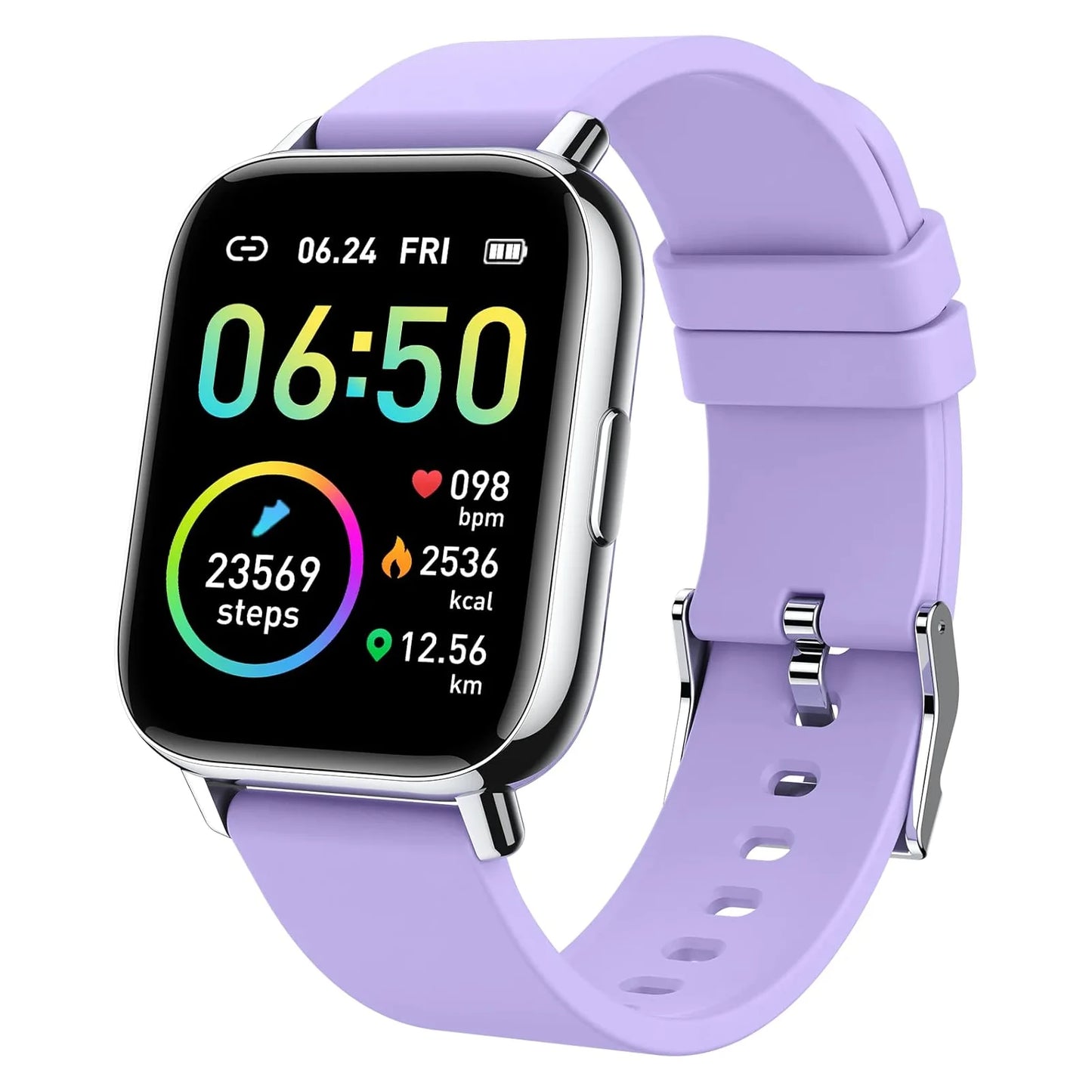 Nerunsa Smart Watch, Fitness Tracker Watch for Men Women, 1.69'' Touch Smartwatch Fitness Watch with Pedometer/Sleep Monitor.