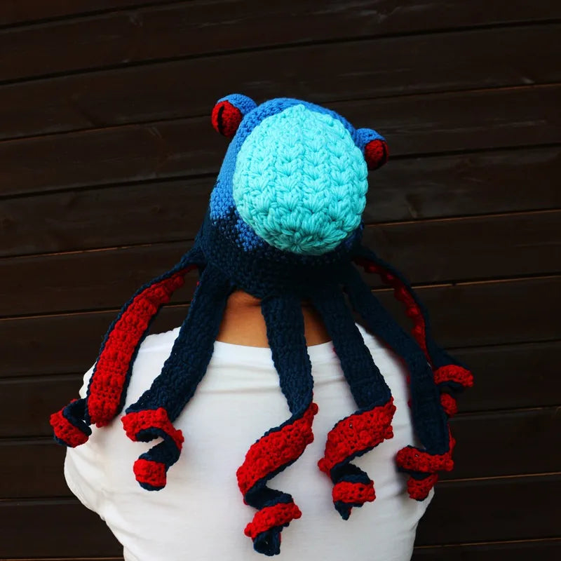 Hat Unisex Cthulhu Style Adult Party Funny Octopus Headgear Creative Holiday Gift Tricky Woolen Hat