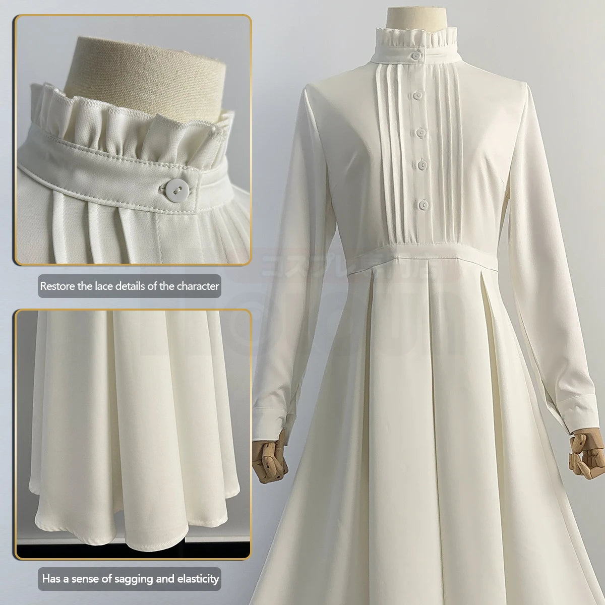 HOLOUN Frieren Beyond Journey's End Anime Fern Cosplay Costume Wig Cloak Coat Dress Casual Wearing Christmas New Year Gift
