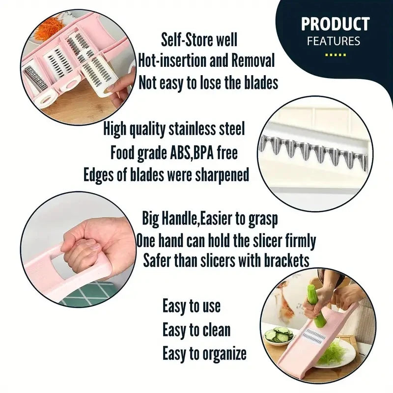 Multi-functional Vegetable Wiping Board Set Hand Guard Vegetable Grater Vegetables Slicer Carrot Cabbage Food Processors Manual