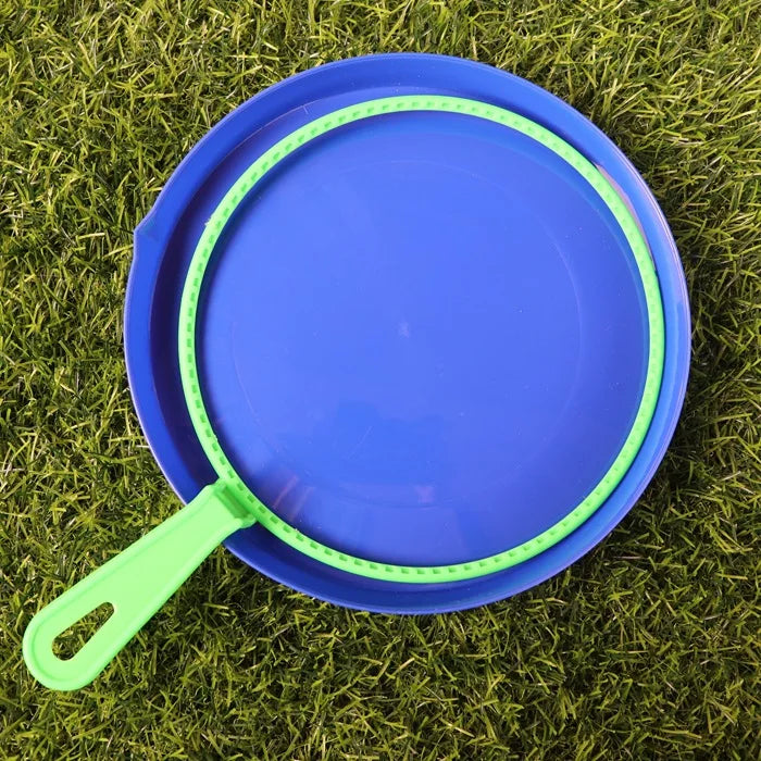 Soap Bubble Machine Blowing Bubble Plate Navy Blue Soap For Children Gift Big Dish Bubble Set Blower Maker Bubble Outdoor Toys