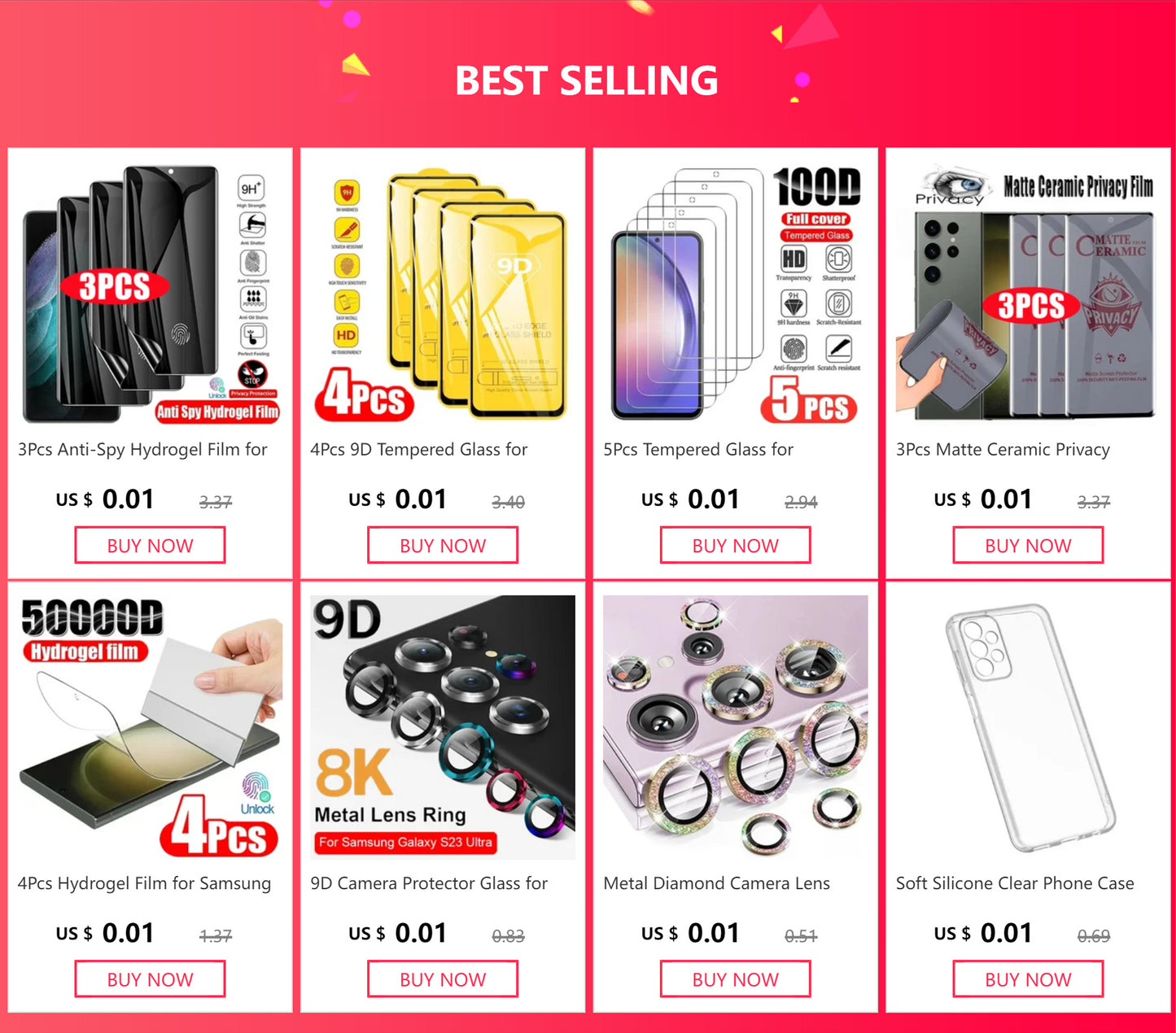 Soft Silicone Clear Phone Case For Samsung A53 A13 A52 A12 A54 A23 A32 A55 A52S S24 S22 S21 S23 Ultra S20 FE Galaxy Note 20Ultra