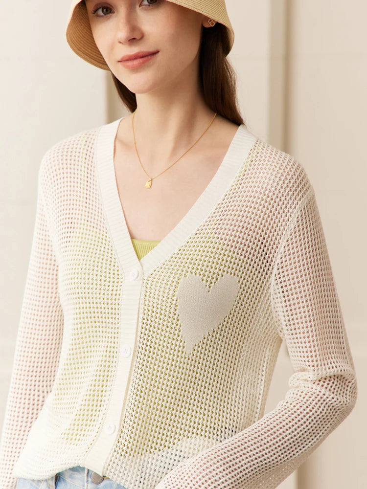 AMII Minimalism Knitted Cardigan for Women 2023 Spring New Fashion V-neck Loose Elegant Versatile Office Lady Cardigans 12341151