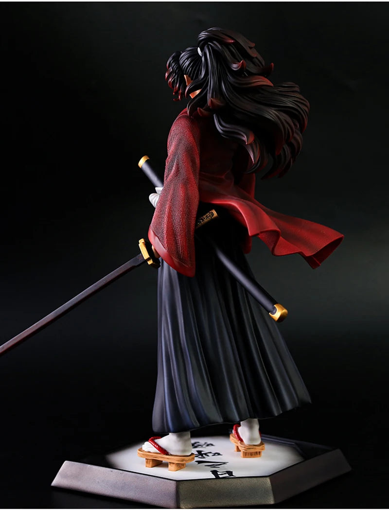 Anime Demon Slayer Kimetsu No Yaiba Figure Giyuutarou Daki Kokushibo Tsugikuni Yoriichi Douma Inosuke Action Figures Model Toys