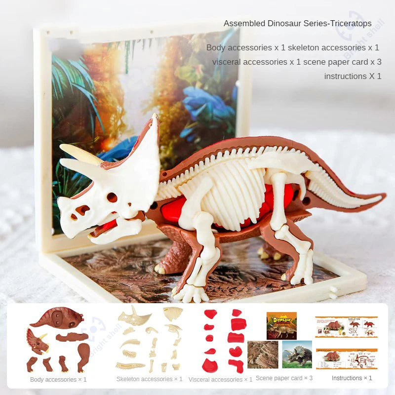 Jurassic World Kids Dinosaur Toy DIY Fossil Archaeology Excavation Kit Skeletons Dig Stem Science Educational Toys for Children