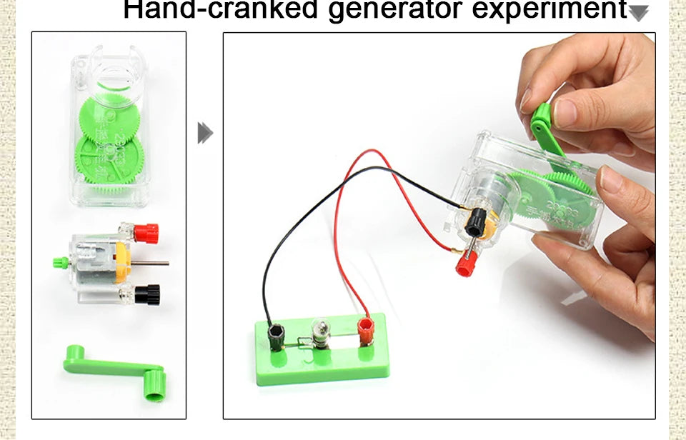 Physics Labs Basic Electricity Discovery Circuit Magnetism Experiment Kits Science Education Toy for Junior Senior High School