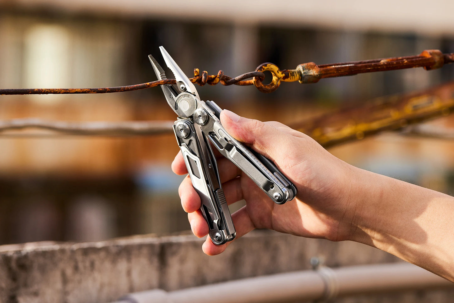 Daicamping DL1 Extra Cutter Scissors Saw Clamp Multi Tools / Clip Pliers Multifunctional Foldable EDC Folding Knife Multitools