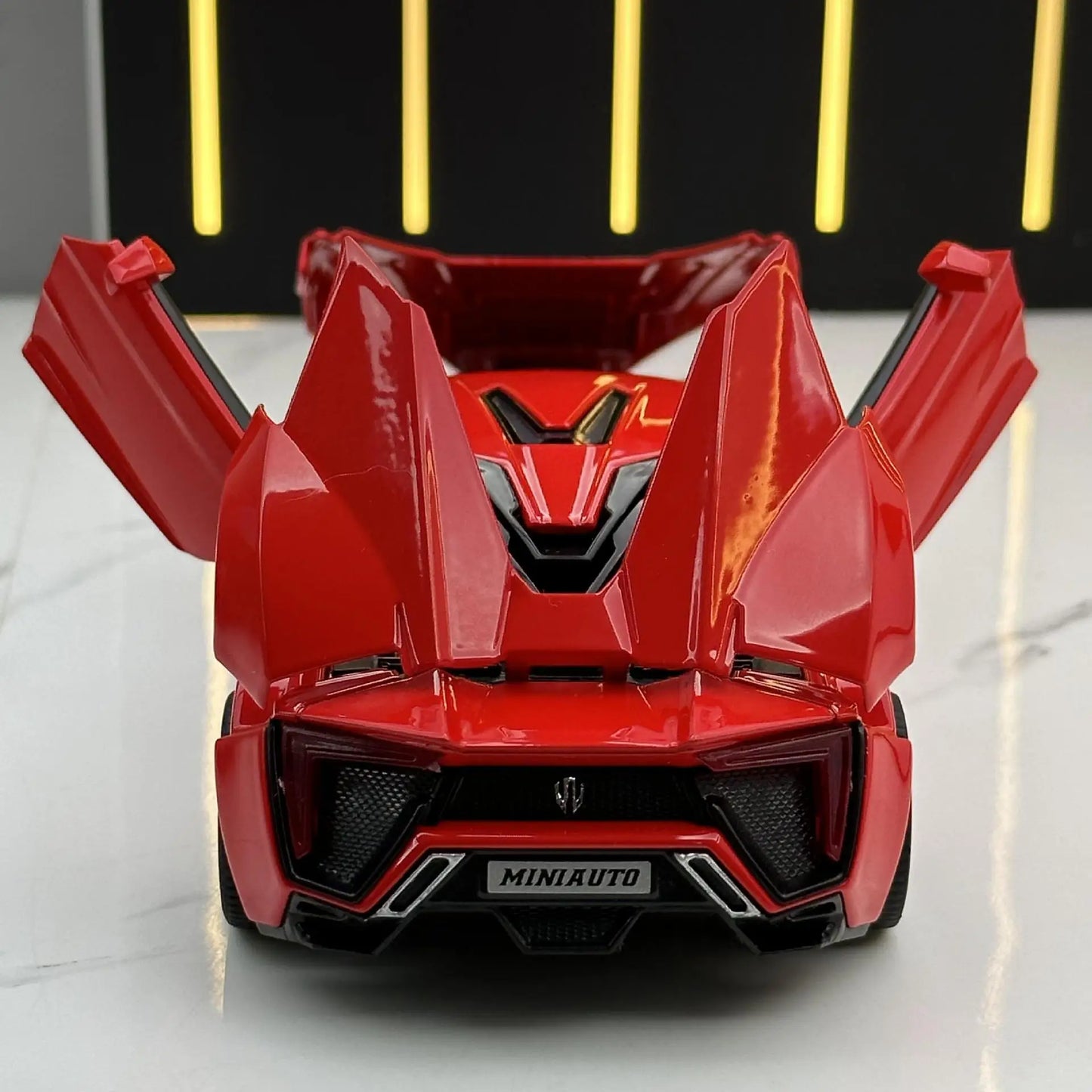 1: 32 Lykan sport Fast and Furious 7 Alloy Car Model Diecasts Toy With Sound and Light Vehicles Decoration Toys For Kids Gift