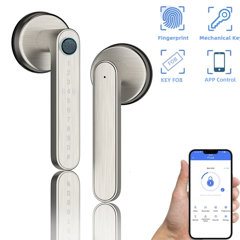 CIEPOJIT Electronic lock for Tuya Smart Lock Indoor BLE Fingerprint Lock UNlock with Fingerprint/TTLOCK APP Remote Unlock