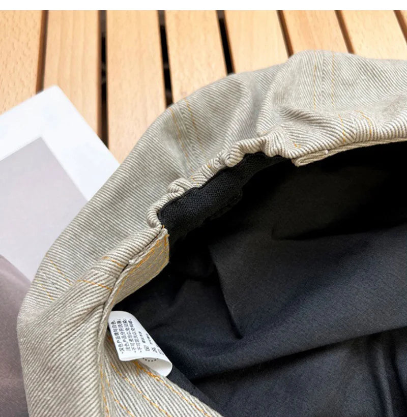 Cloud Top Octagonal Beret Hat Women Cotton Berets Spring Summer Casual Versatile Painter Visors Girls Korea Vintage Newsboy Cap