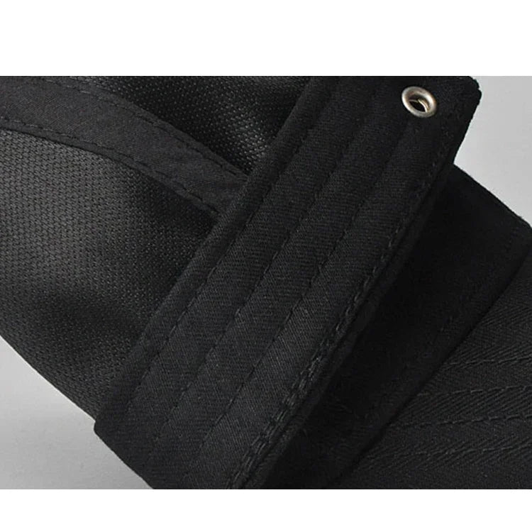 Men's Hat 2024 Autumn and winter Male Baseball Cap Casual Golf Trucker Dad Hat Outdoor Black Solid Color Windproof Adjustable Sn
