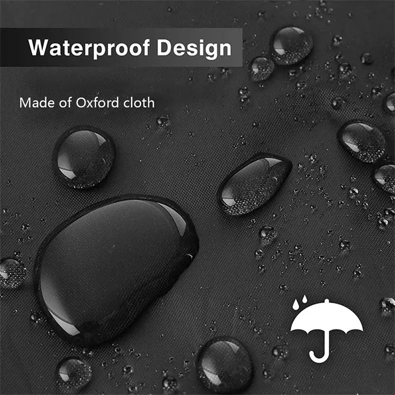 420D Oxford Cloth Outdoor BBQ Cover Waterproof Oven Cover Anti-Dust Beige Grill Cover Gas Charcoal Electric Protective Cover