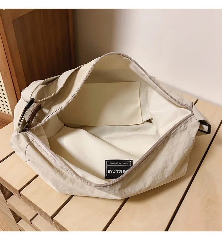 Japanese Women Men Shoulder Crossbody Bag Large Canvas Messenger Bags for Student 2024 Brand Book Bags Female Handbag Satchels