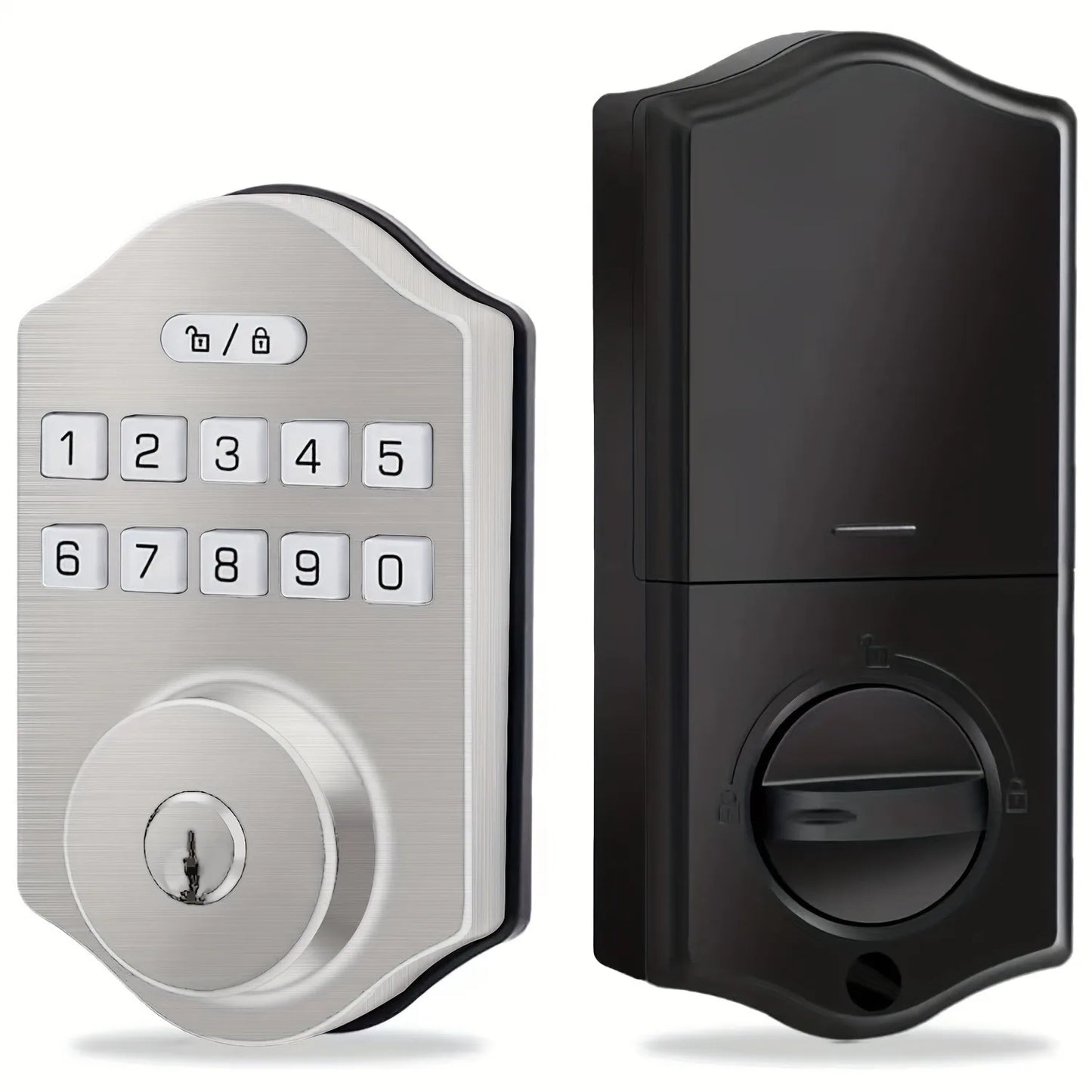 CIEPOJIT Smart Front Door Lock Deadbolt Keyless Entry Locks Digital Keypad Security For Home Unlock with password/key