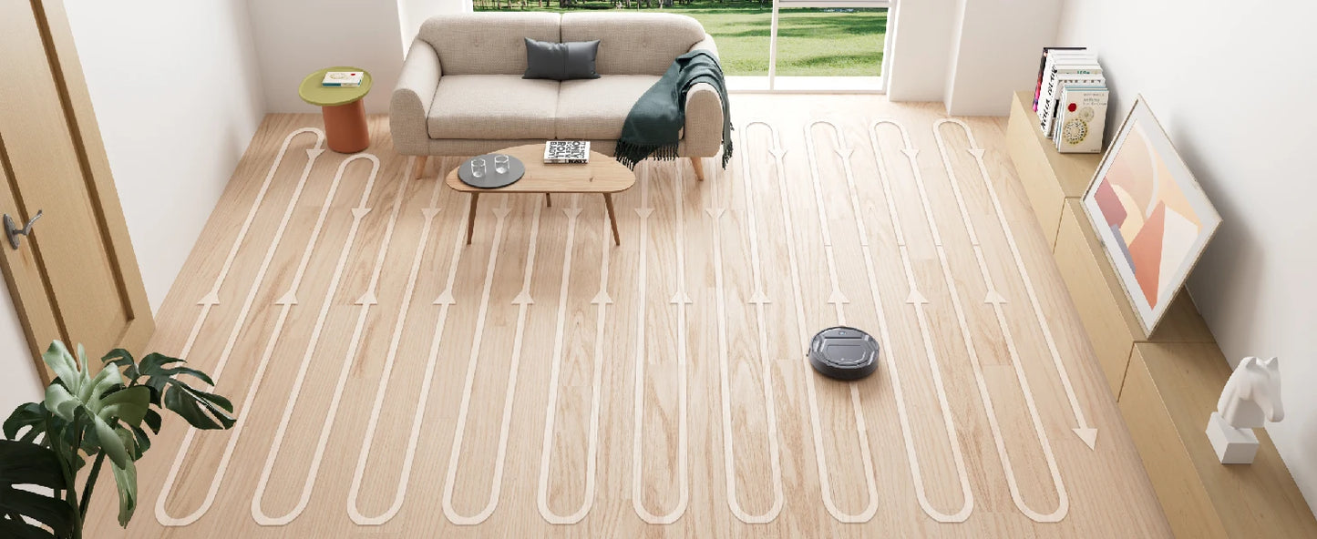 Lefant M210 Pro Robot Vacuum Cleaner with 2200Pa Suction,WiFi/Alexa/APP/Bluetooth,Schedule Cleaning,Self-Charging,Smart for Home