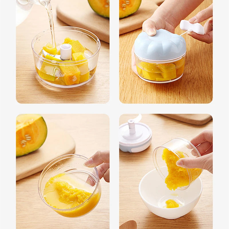 Portable Vegetable and Food Cutter Manual Garlic Puller Fruit Chopper Kitchen Too Multi-function Meat Grinder