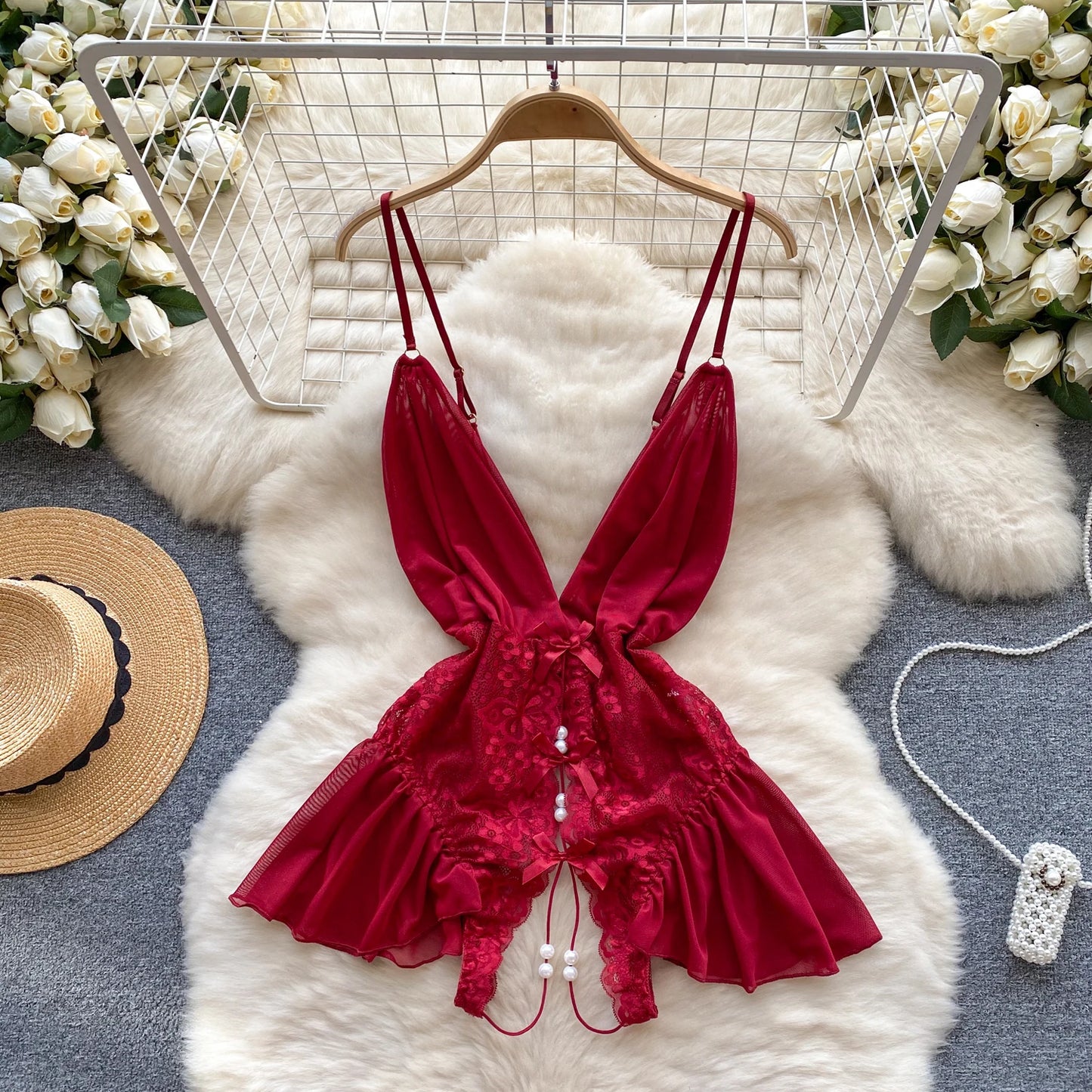 Girls Sexy Cute Japanese JK Uniform Mini Checkered Strap Skirt Off Shoulder High Waist Elastic Cosplay Dress Hot Sweet Pajama