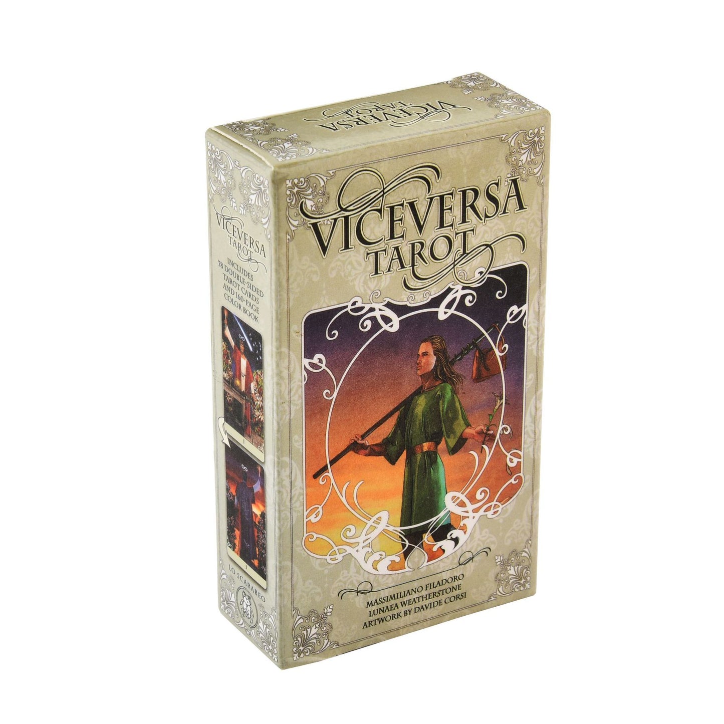 HOT 400 Style Tarot Cards Oracle Golden Art Nouveau The Green Witch Universal Celtic Thelema Steampunk Tarot Board Deck Games