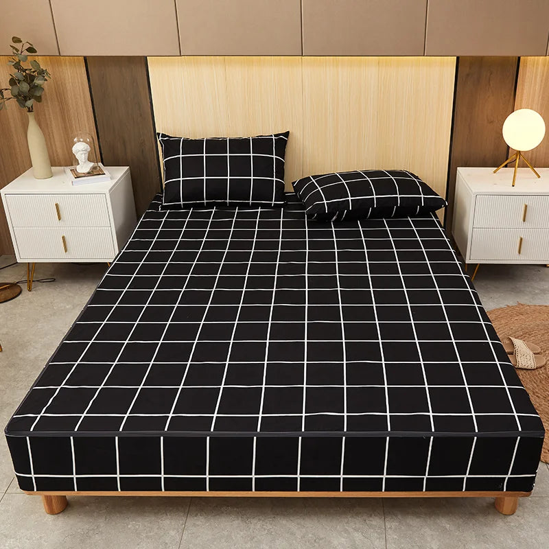 Waterproof Mattress Cover Six-Sided All Inclusive With Zipper Removable Bedspreads Breathable Mattress Protector Pad