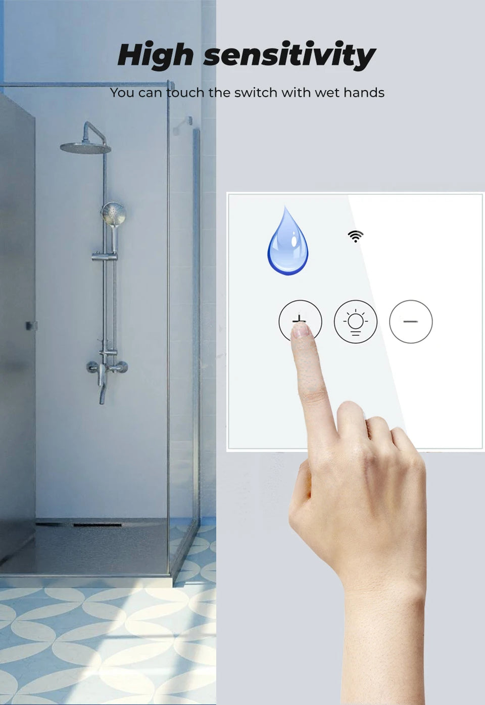 Tuya US Smart Life LED Dimmer Switch Wifi Remote Home Lights Dimming Touch Switches Voice Control Alexa Google Home Smart Home