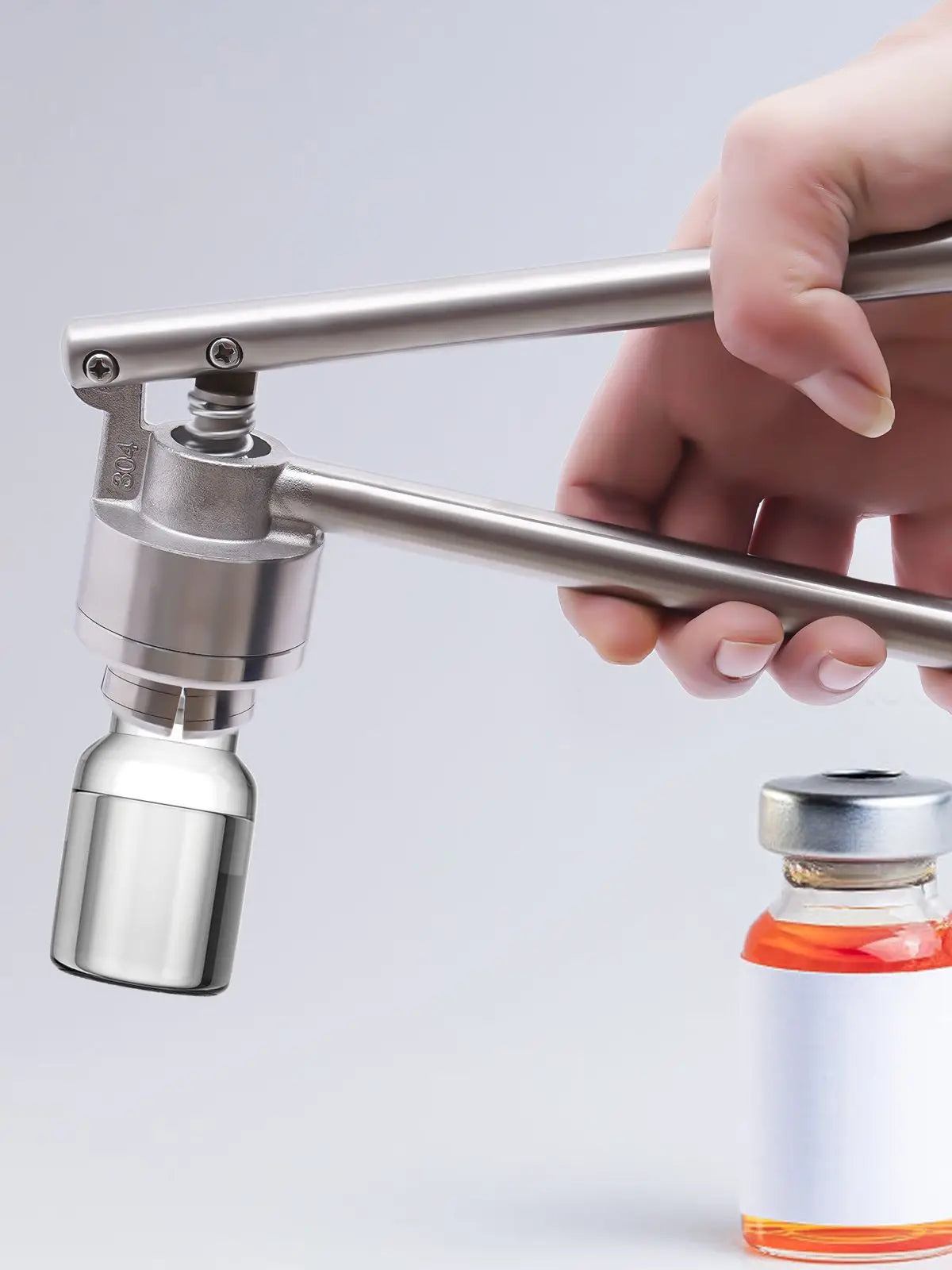 20MM Capping Pliers Manual Vial Crimper for Perfume or Glass Bottles for School Laboratory and Home