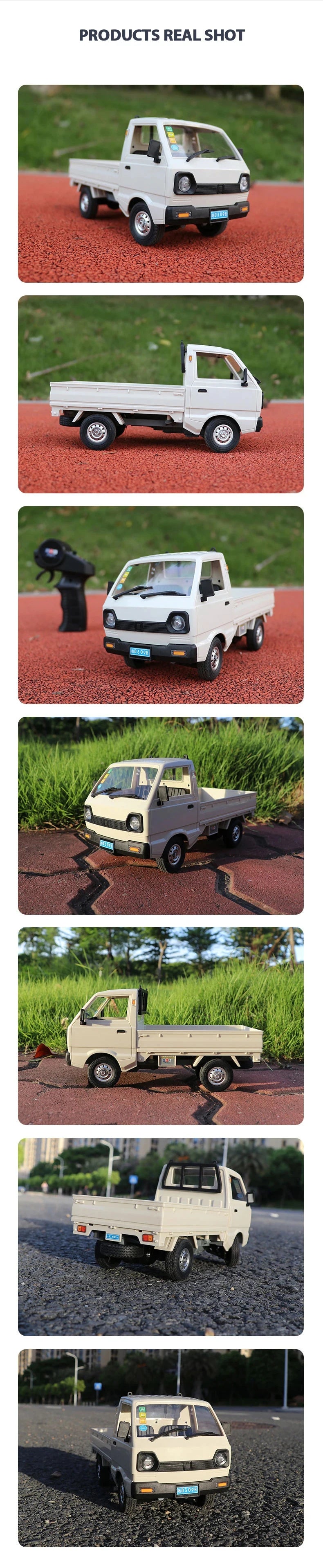 WPL D12 1:10 / 1:16 RC CAR Simulation Drift Climbing Truck LED Light Haul Cargo Remote Control Electric Toys For Children