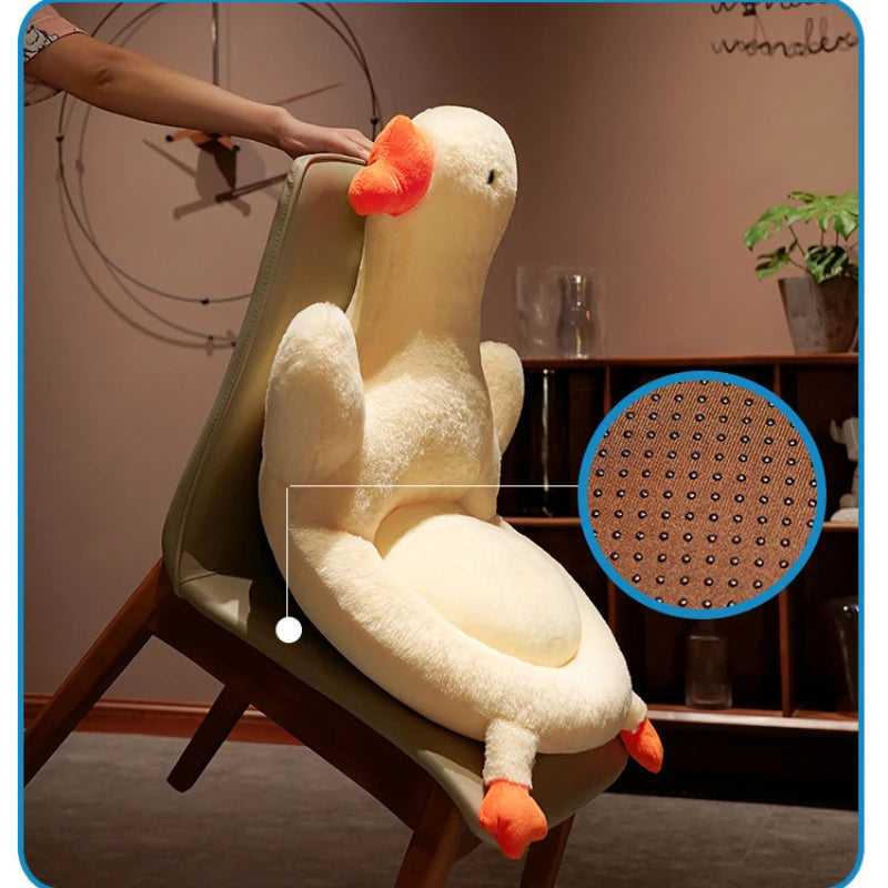 2024 New Big White Goose PuTuan Cushion Office Cute Student Thickened Pillow Dormitory Tatami Chair Cushion Futon Cushions Cojin