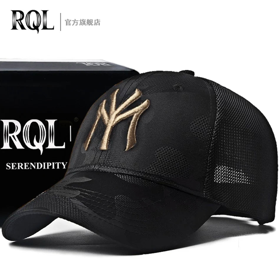 Baseball Cap For Men Women Sports Hat Fashion Sports Golf Sun Hat Camouflage Embroidery Trucker Hat Hip Hop Design Mesh Snapback