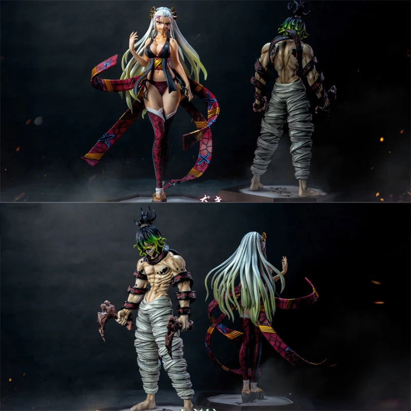 Anime Demon Slayer Kimetsu No Yaiba Figure Giyuutarou Daki Kokushibo Tsugikuni Yoriichi Douma Inosuke Action Figures Model Toys