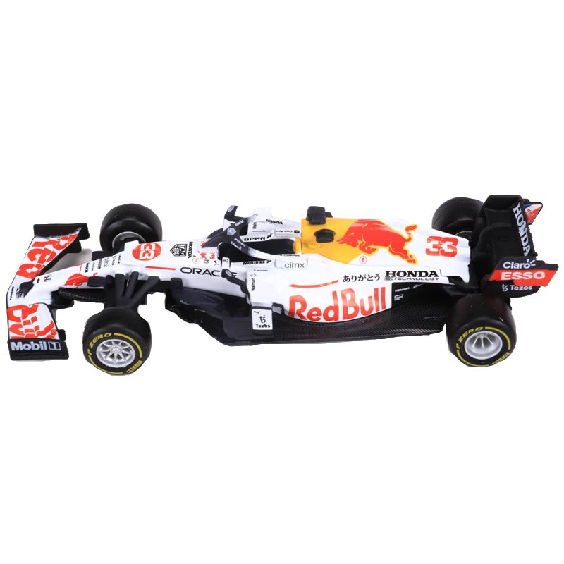 Bburago 1:43 F1 Model Car Mercedes Ferrari Redbull Racing SF23 AlpineA523 AlfaC43 Metal Diecast Verstappen Collectible Miniature
