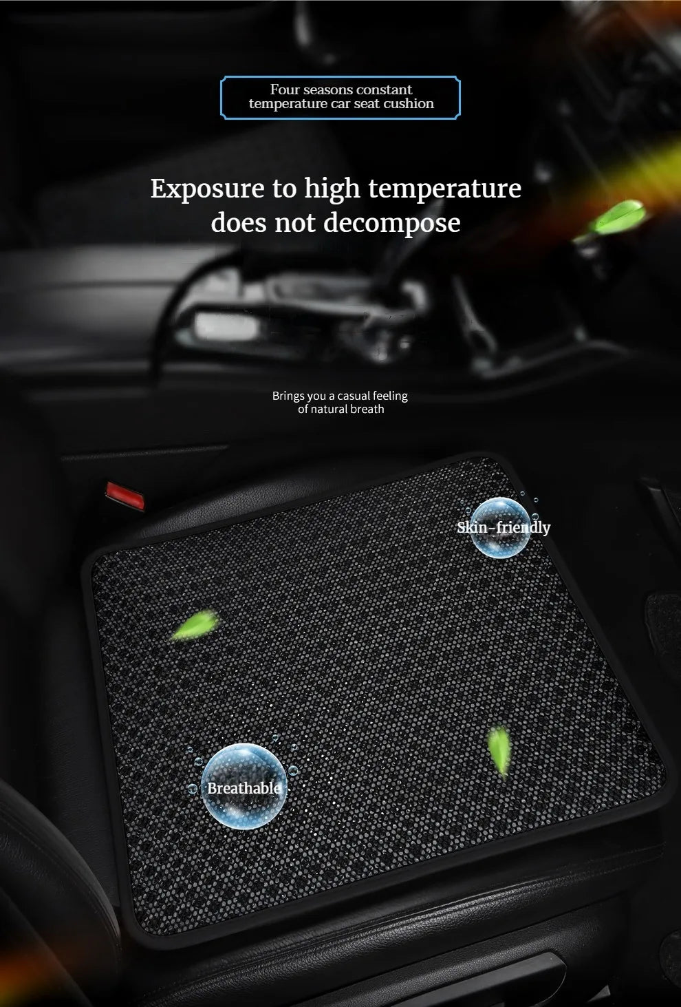New Honeycomb Mesh Seat Cushion, Fresh, Breathable and Comfortable, Suitable for Car, Home. Office