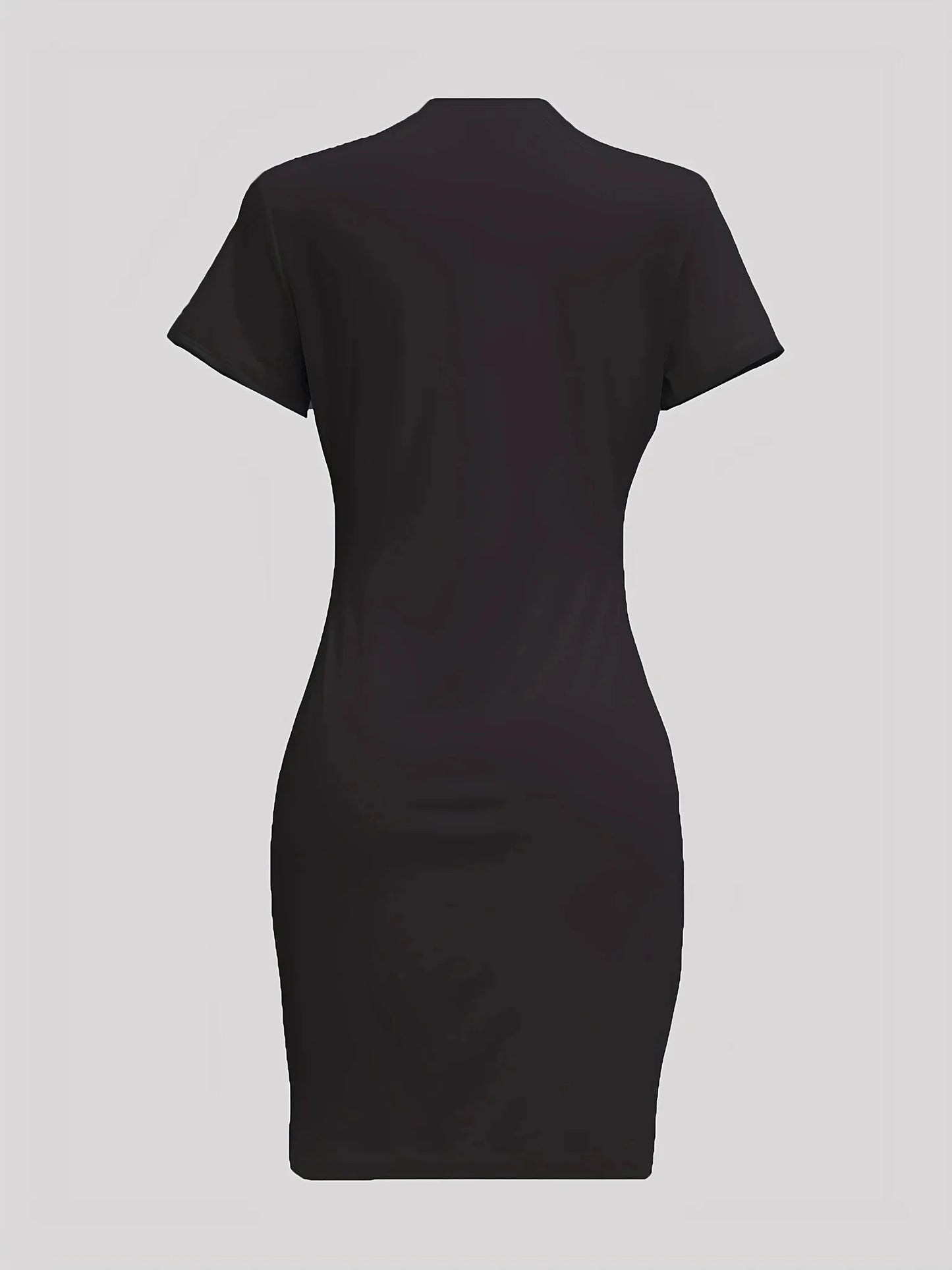 Women's Fashion High Quality Short Sleeve Loose Spor summer LOVER BEAR print short sleeved round neck loose casual T-shirt dress