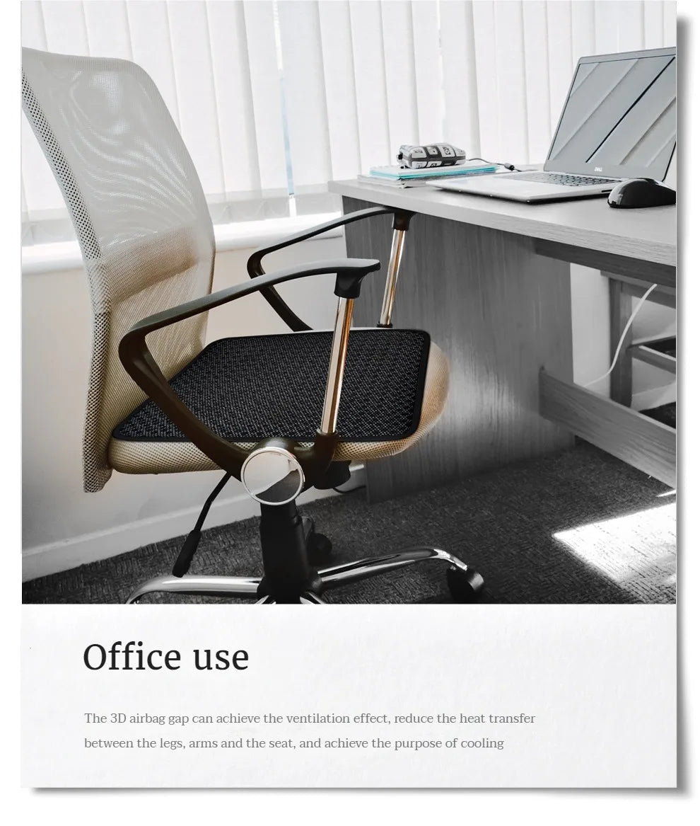 New Honeycomb Mesh Seat Cushion, Fresh, Breathable and Comfortable, Suitable for Car, Home. Office