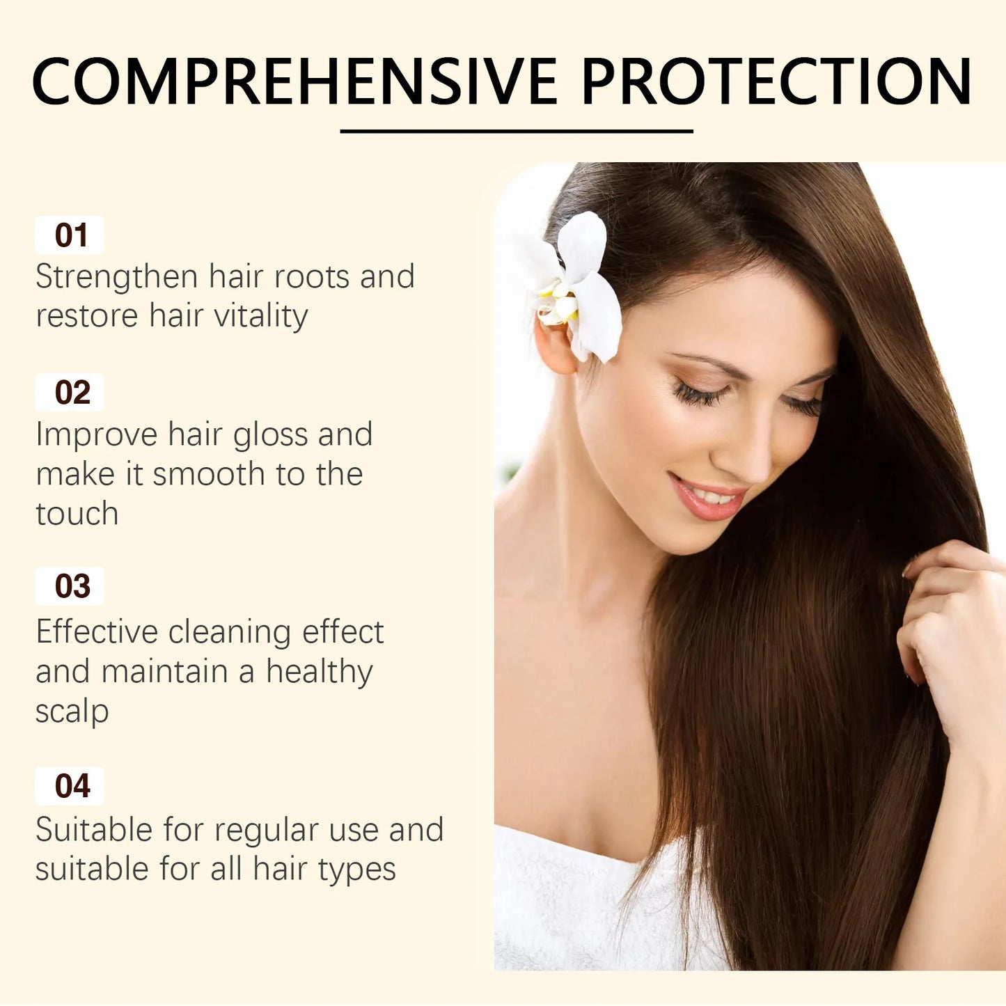 EELHOE Collagen for Hair Cleaning Sets of Hair Care Products Smooth Strengthen Hair Loss Prevention Repair Keratin Essential Oil