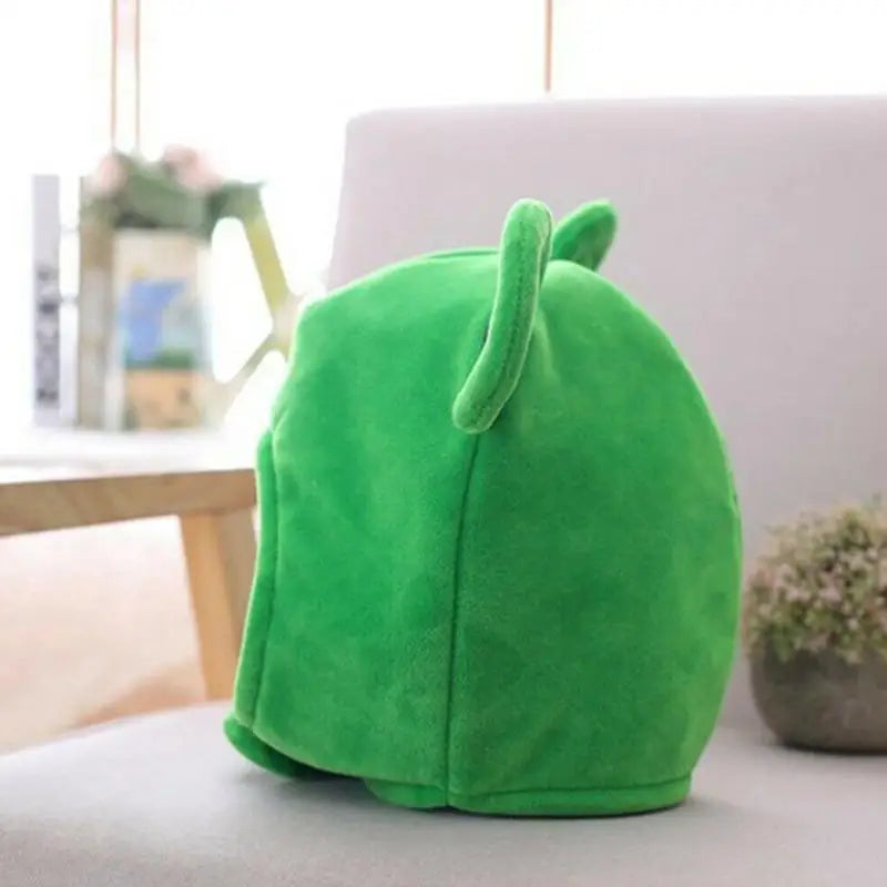 Cartoon Funny Adorable Plush Frog Hat Big Eyes Creative Animal Cosplay Costume Dress Up Hat Headgear for Kids Adults Gift C4Z2