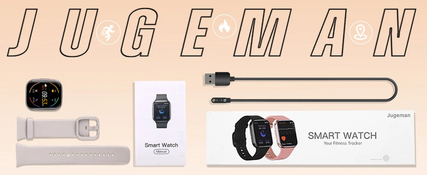 Smart Watch, Fitness Tracker Watch for Men Women, 1.69'' Touch Smartwatch Fitness Watch with Pedometer/Sleep Monitor.