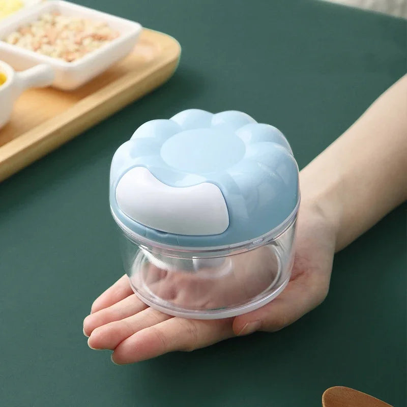 Portable Vegetable and Food Cutter Manual Garlic Puller Fruit Chopper Kitchen Too Multi-function Meat Grinder
