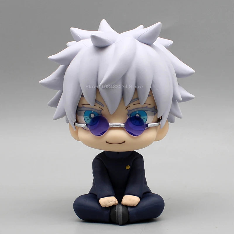 10cm Jujutsu Kaisen Mini Figures Satoru Gojo Figure Action Geto Suguru Figurine Q Version Anime Model PVC Collection Toys Statue