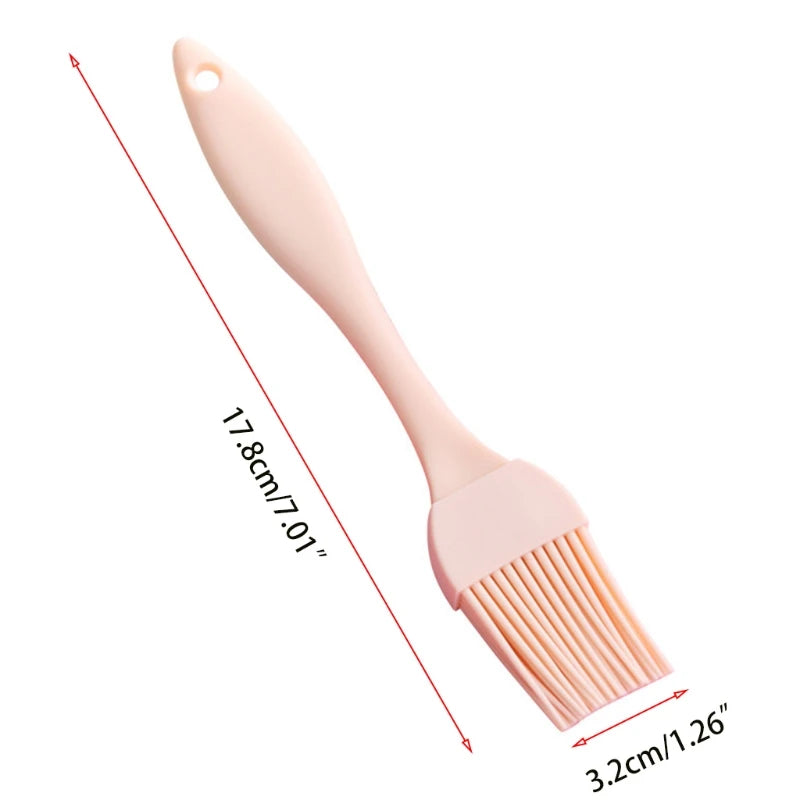 Silicone Pastry Brush Heat Resistant Oil Butter Basting Brush for BBQ Grill Cook