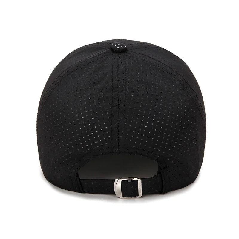 2024 New Summer Men Women Snapback Quick Dry Mesh Baseball Cap Sun Hat Bone Breathable Hats Adjustable outdoor hat