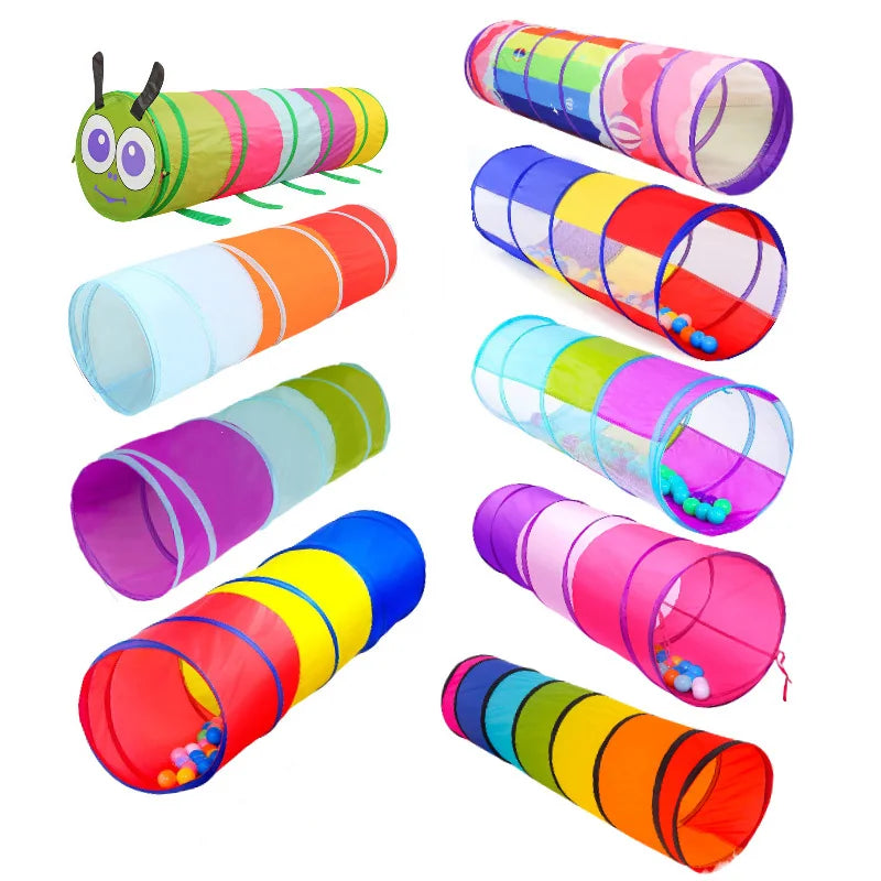 Portable Children's Tent Crawling Tunnel Beach Toys Ball Pool Tent Kids Pop-up Tent Indoor Crawling Games Child Play House Tents
