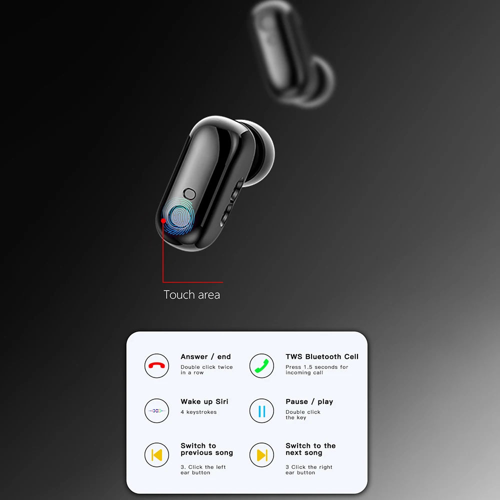 X10 Smart Watch Two In One TWS Wireless Bluetooth Call Headset Full-Touch Large Screen Heart Rate Monitor Sport Music Smartwatch