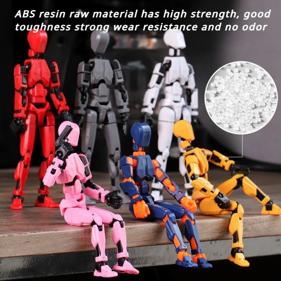 1PC Multi-Jointed Movable Shapeshift Robot Titan 13 Action Figures 3D Printed Mannequin Dummy Toys Kids Adults Children Game
