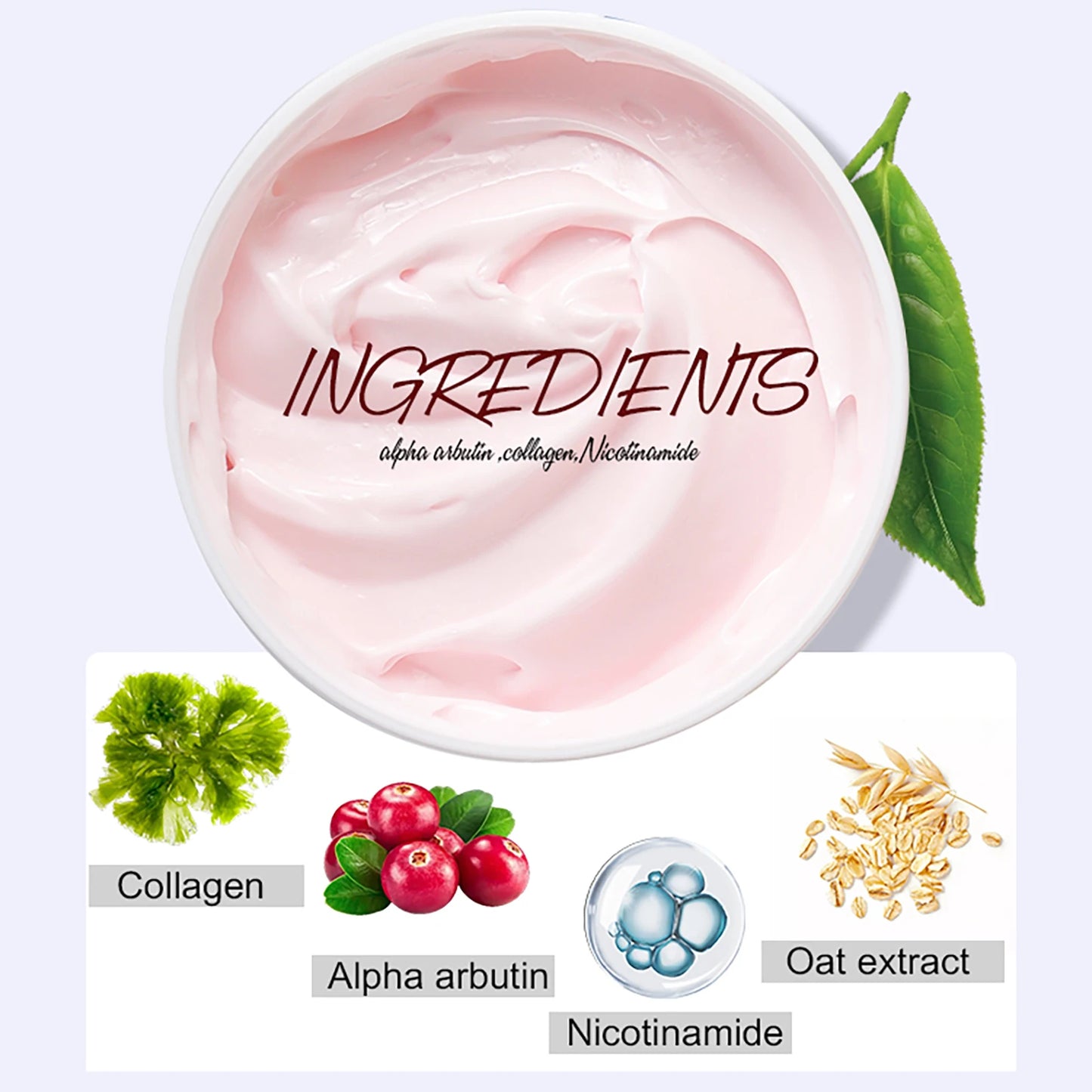 AILKE Stains Remover Face Cream With AHA, Collagen, Lightening Facial Skin Care, Antioxidant, Reduce Blemish, For All Skin Type