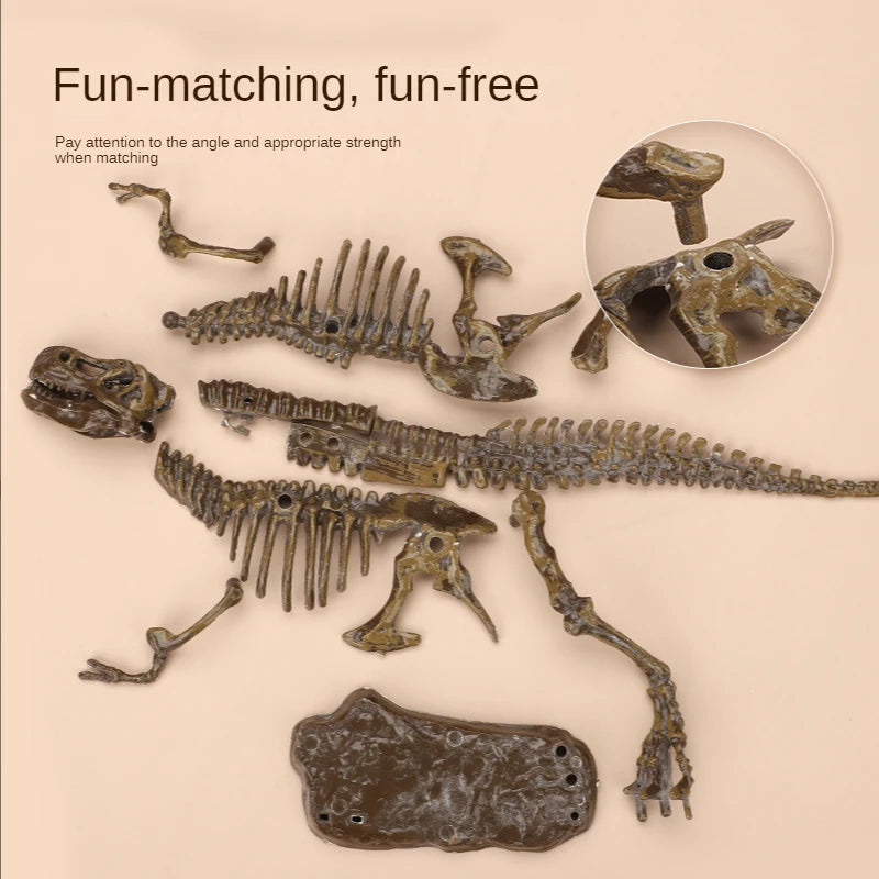Jurassic World Kids Dinosaur Toy DIY Fossil Archaeology Excavation Kit Skeletons Dig Stem Science Educational Toys for Children