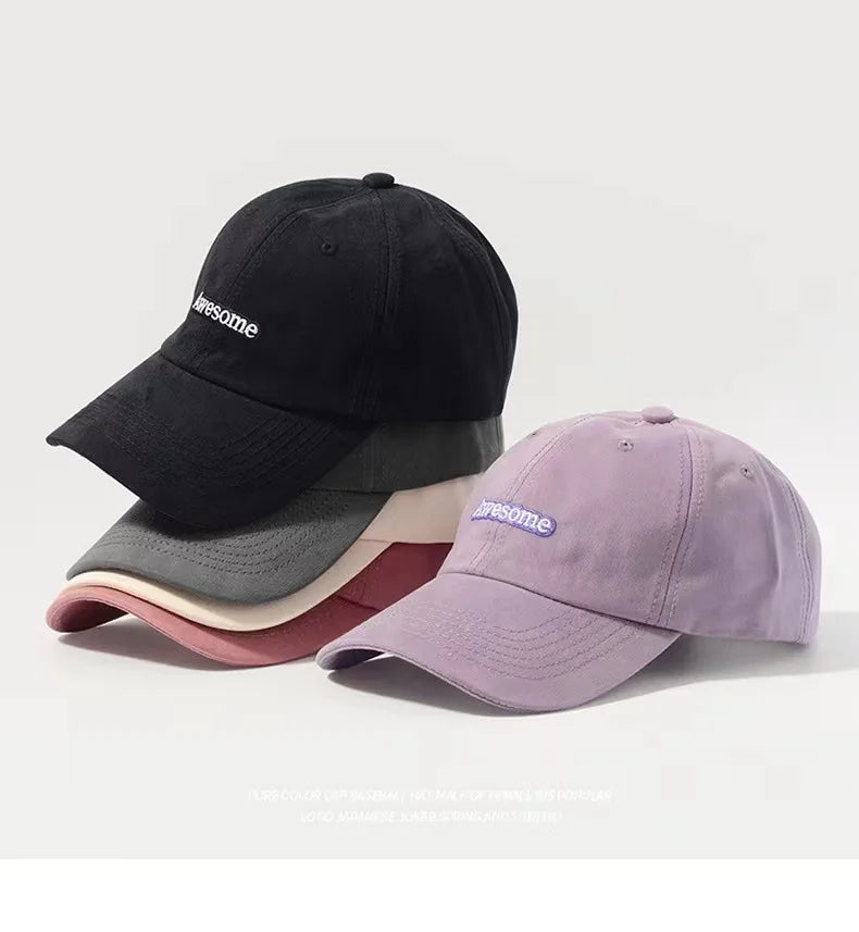 Spring Autumn Awesome Boys Girls Women Baseball Caps 2023 Dropshipping Letter Embroidered Men's Women's Cap Hip Hop Snapback Hat