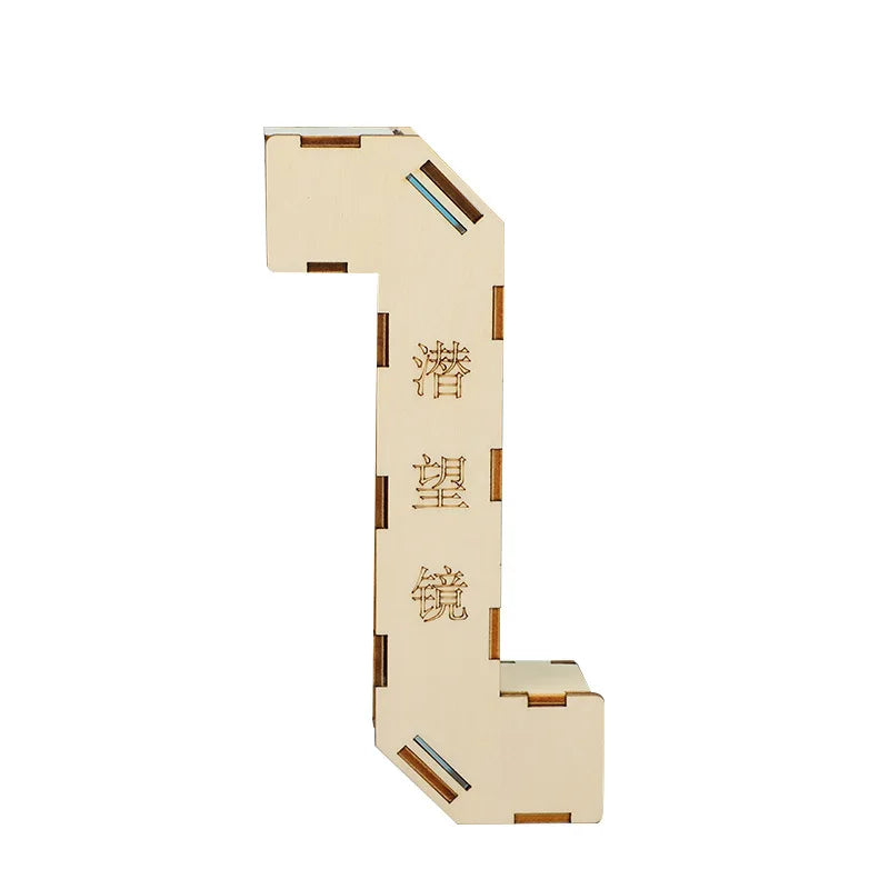 DIY Manual Wooden Puzzle Periscope Toys Science Experimental Tool Kit Learning Early Stage Education Interest Games For Teaching